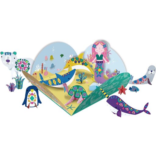 Matricázó és 3D modell készítő készlet, Tengeri és sarkköri állatok Avenir