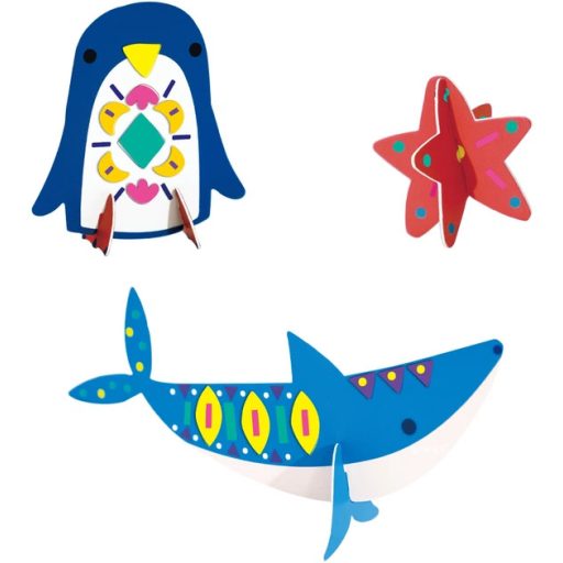 Matricázó és 3D modell készítő készlet, Tengeri és sarkköri állatok Avenir