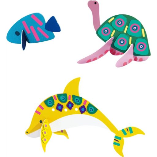 Matricázó és 3D modell készítő készlet, Tengeri és sarkköri állatok Avenir