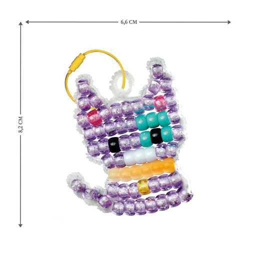 Gyöngyfigura fűző készlet színváltó gyöngyökkel, Cica Avenir