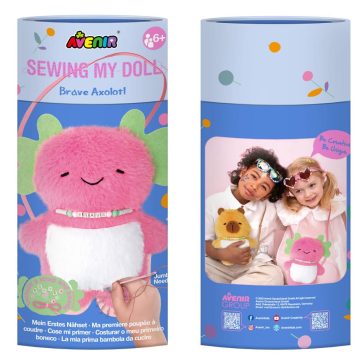 Varrható plüss nyaklánccal, Axolotl Avenir
