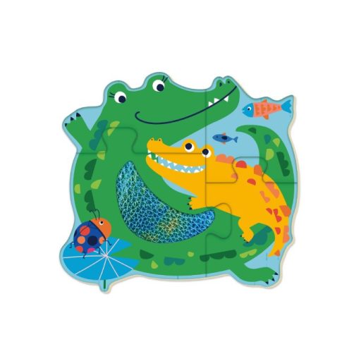 Készségfejlesztő tapintós puzzle, Dzsungel Avenir