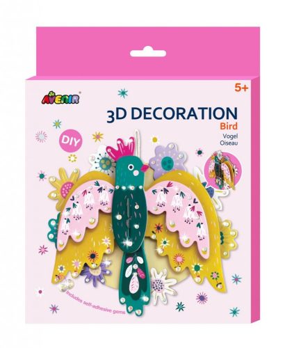 3D dekorációs puzzle, Madár