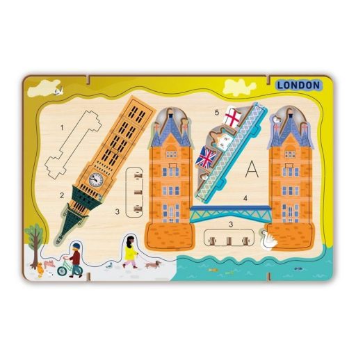 Városkép 3D puzzle, London Avenir