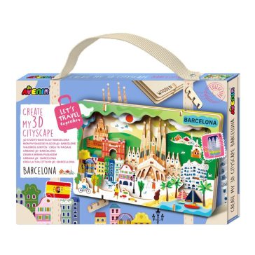 Városkép 3D puzzle, Barcelona Avenir