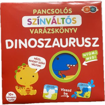 Buddy & Barney mágikus színváltós fürdőkönyv - dinók