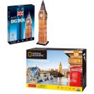 3D puzzle London csomag: Tower Bridge és Big Ben 