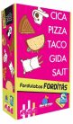  Cica, pizza, taco, gida, sajt: Fordulatos fordítás- kiegészítő társasjáték