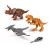 Dinoszaurusz építő készlet, 3 modell
