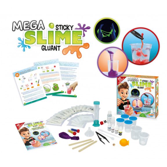Mega slime kísérletező készlet BUKI