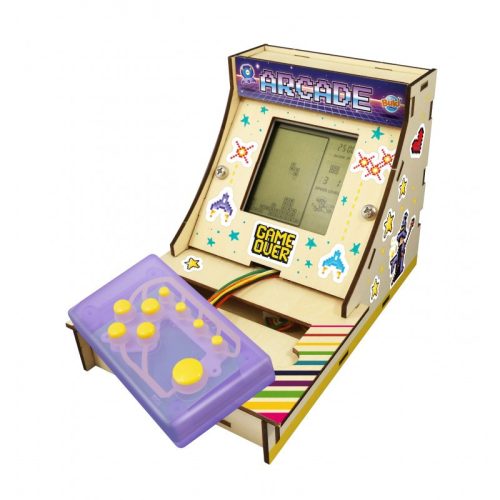 Mini összeépíthető Arcade játékgép 15 játékkal 