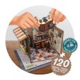 Dioráma fa 3D puzzle LED világítós- Kávézó BUKI
