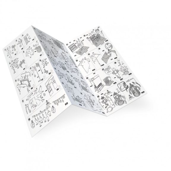 Dioráma fa 3D puzzle LED világítós- Virágbolt BUKI