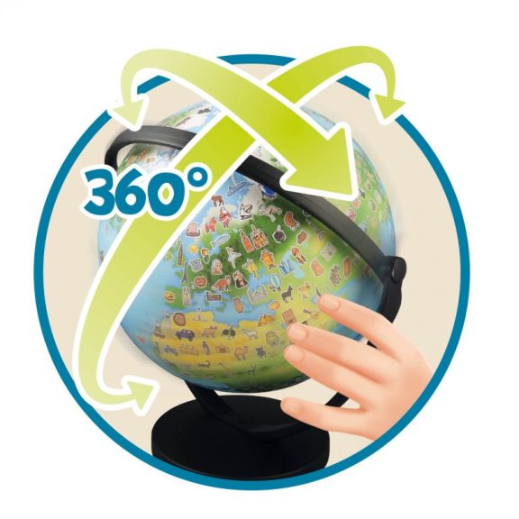 Képekkel illusztrált oktató fölgömb - 20cm BUKI