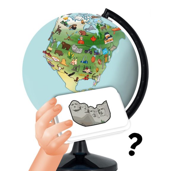 Képekkel illusztrált oktató fölgömb - 20cm BUKI