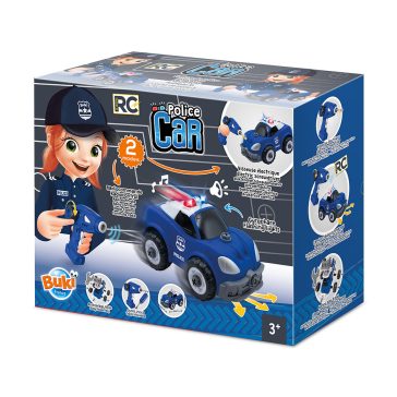 Távirányítós összeszerelhető rendőrautó BUKI