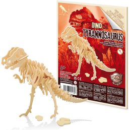 Fa 3D dinoszaurusz puzzle, többféle BUKI