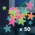 Sötétben világító színes csillagok BUKI