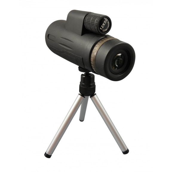 Profi monokulár távcső állvánnyal és mobiltartóval, 12x20 mm-es BUKI
