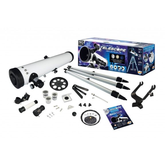 Teleszkóp tripod állvánnyal és 50 tevékenységgel BUKI