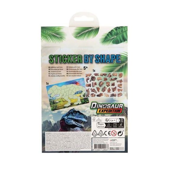 Moxy dinoszaurusz csontváz matricázó készlet, T-rex Grafix