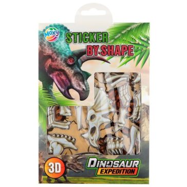   Moxy dinoszaurusz csontváz matricázó készlet, Triceratops Grafix