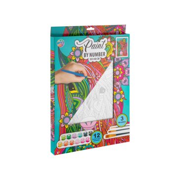 Moxy festés számok szerint unikornis 30x40cm Grafix