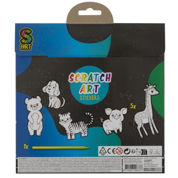 Karckép matrica készítő készlet, állatos Grafix