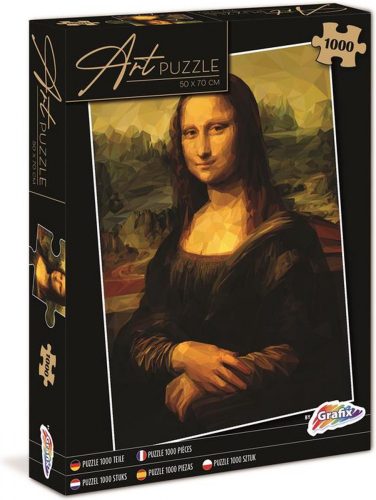 1000 darabos művész puzzle, Mona Lisa