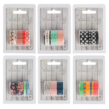   Washi tape dekor szalag 3db-os 3 méteres, többféle CraftArt