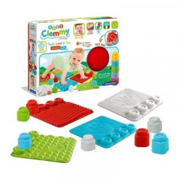   Clemmy Soft puha játszószőnyeg  8 db építőkockával- Clementoni