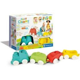   Clemmy Soft - Érzékelést, tapintást fejlesztő készlet- vonatkocsik 