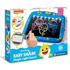 Baby Shark - varázslatos világító rajztábla Clementoni