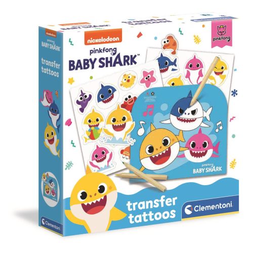 Baby Shark Tetoválós készlet Clementoni