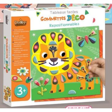 Újrahasználható matricázós képek, Állatok CreaLign