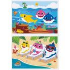 2x20 db-os puzzle Baby Shark Clementoni