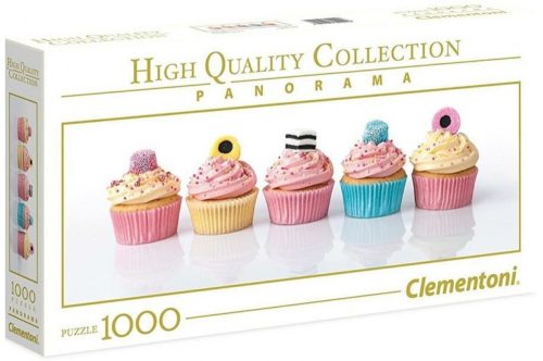 Clementoni Panoráma puzzle - Cupcakes 1000 db-os 