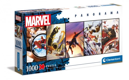 Marvel szuperhősök panorama puzzle 1000db-os
