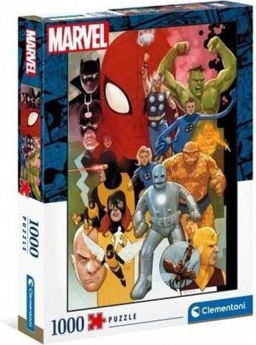 1000db-os puzzle-Marvel hősök a 80-as évekből Clementoni