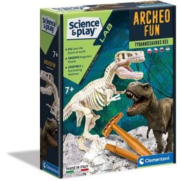 Archeofun- Világító T-Rex csontváz -Clementoni 