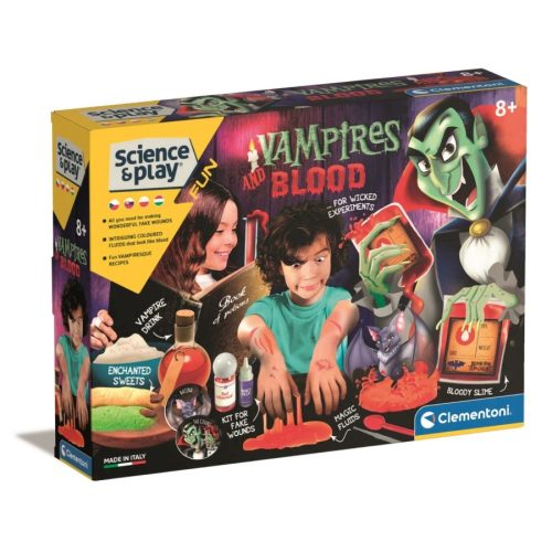 Tudomány és játék - Vámpír és vér slime készlet  