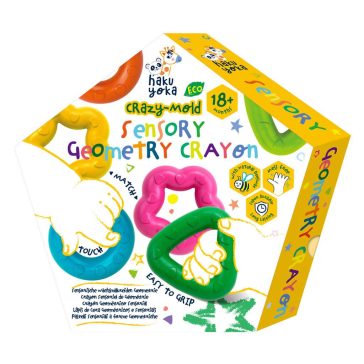 Marokkréta készlet 6 db-os, Színes formák Haku Yoka