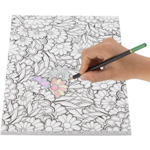 Színező füzet 20 képpel, Virágzás CraftArt
