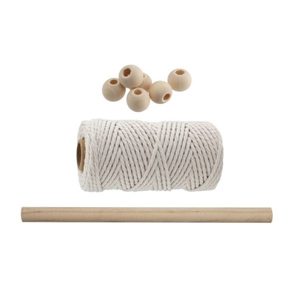 CraftID Makramé készítő kreatív készlet, Falidísz CraftArt