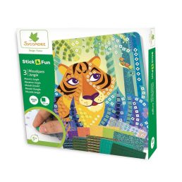 Sycomore, stick'n fun, mozaikkép-készítő, dzsungel