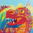   Sycomore, stick'n fun-mozaikképkészítő - dinoszauruszok