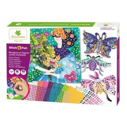  Sycomore, stick'n fun, flitteres mozaikkép-készítő, bűbájos kert