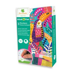   Sycomore, stick'n fun, egzotikus madarak mozaikképkészítő készlet