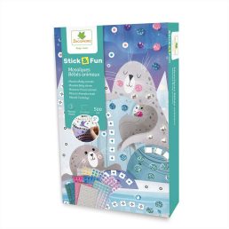   Sycomore, stick'n fun, mozaikkép-készítő, mama és bébi állatok