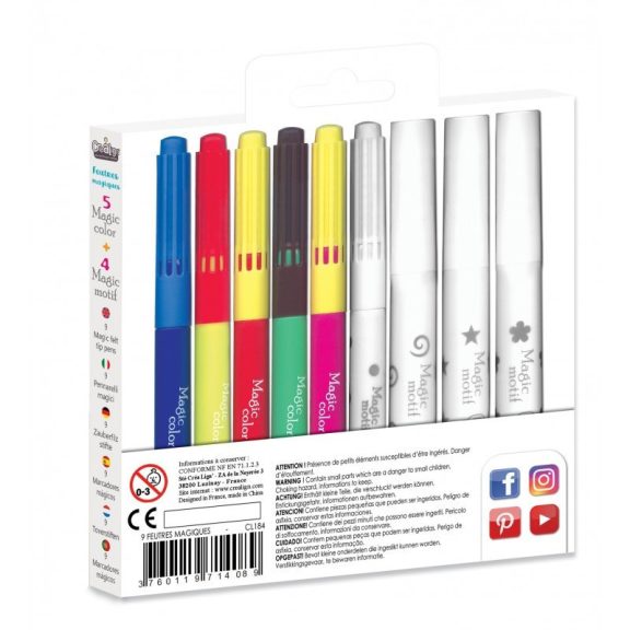 Varázstoll készlet, 9 db-os Crealign